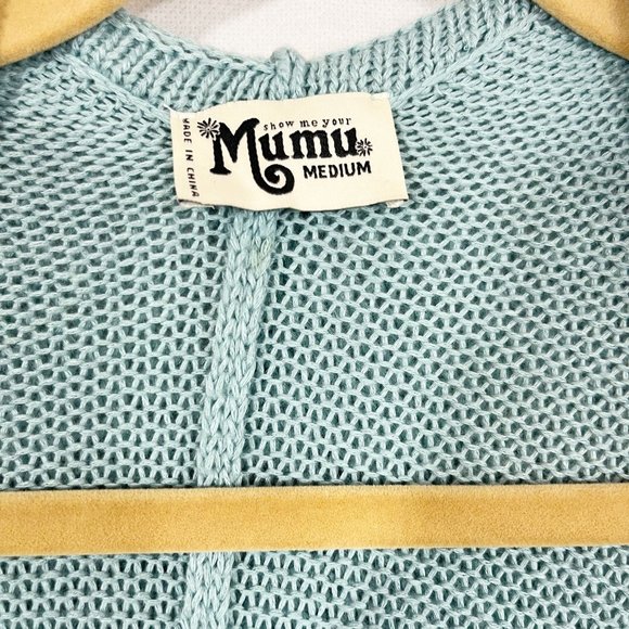 Show Me Your Mumu Sequoia Cardi Hoodie Cardigan Sweater Aztec Boho - Size Medium - Picture 4 of 7